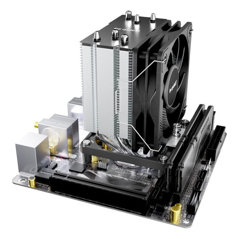 be quiet! Pure Rock Slim 3 | Ventirad compact mono tour, socket Intel et AMD · Aircooling · Informat Systems Strasbourg (image 4)