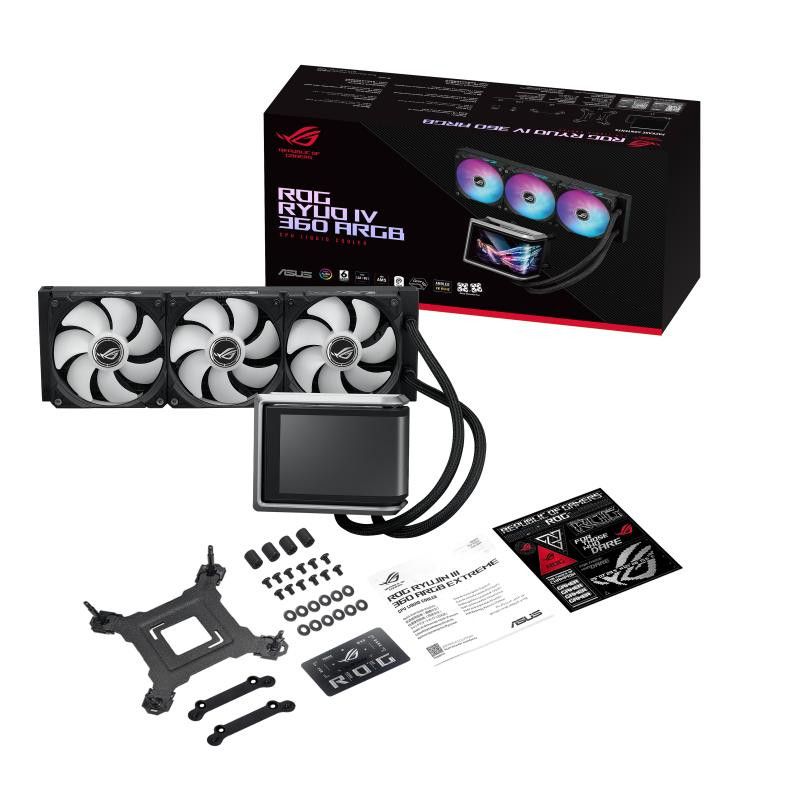 ASUS ROG RYUO IV 360 ARGB Processeur Refroidisseur de liquide tout-en-un 12 cm Noir · Watercooling · Informat Systems Stra... (image 12)