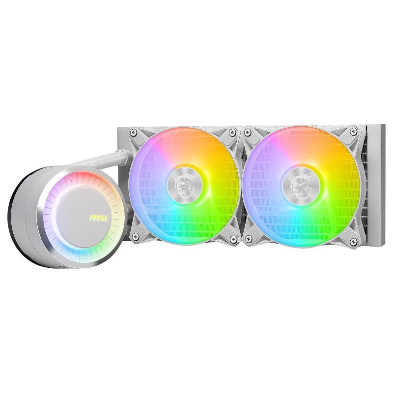 MSI MAG Coreliquid E240 WHITE Carte-mère, Processeur Kit de refroidissement du liquide 12 cm Blanc · Watercooling · Inform... (image 3)