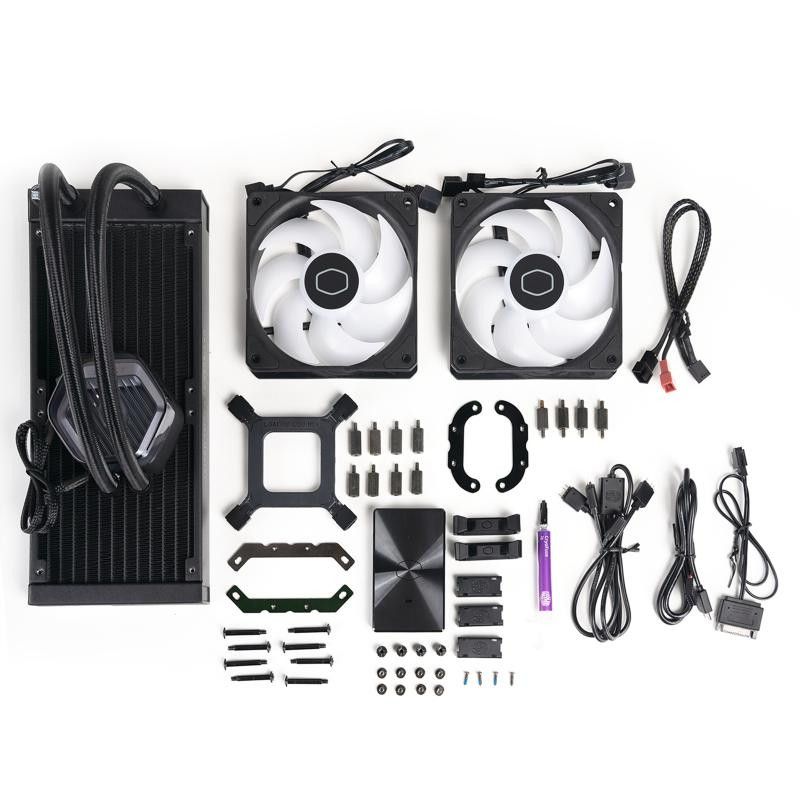 Cooler Master MasterLiquid 240 ATMOS Processeur Kit de refroidissement du liquide 12 cm Noir · Watercooling · Informat Sys... (image 7)