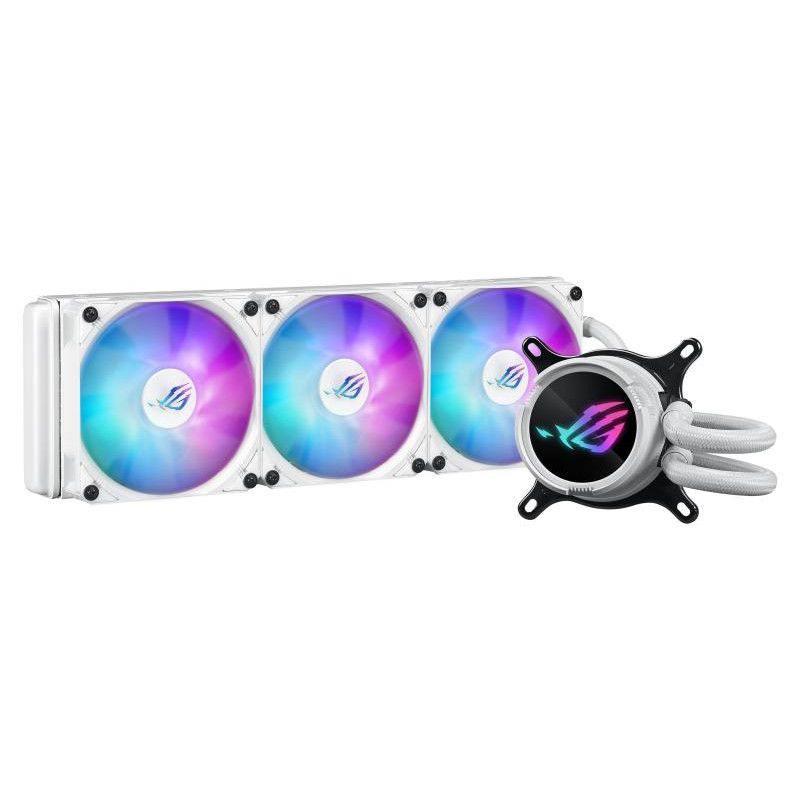 ASUS ROG Strix LC III 360 ARGB White Edition Processeur Kit de refroidissement du liquide 12 cm Blanc · Watercooling · Inf... (image 3)