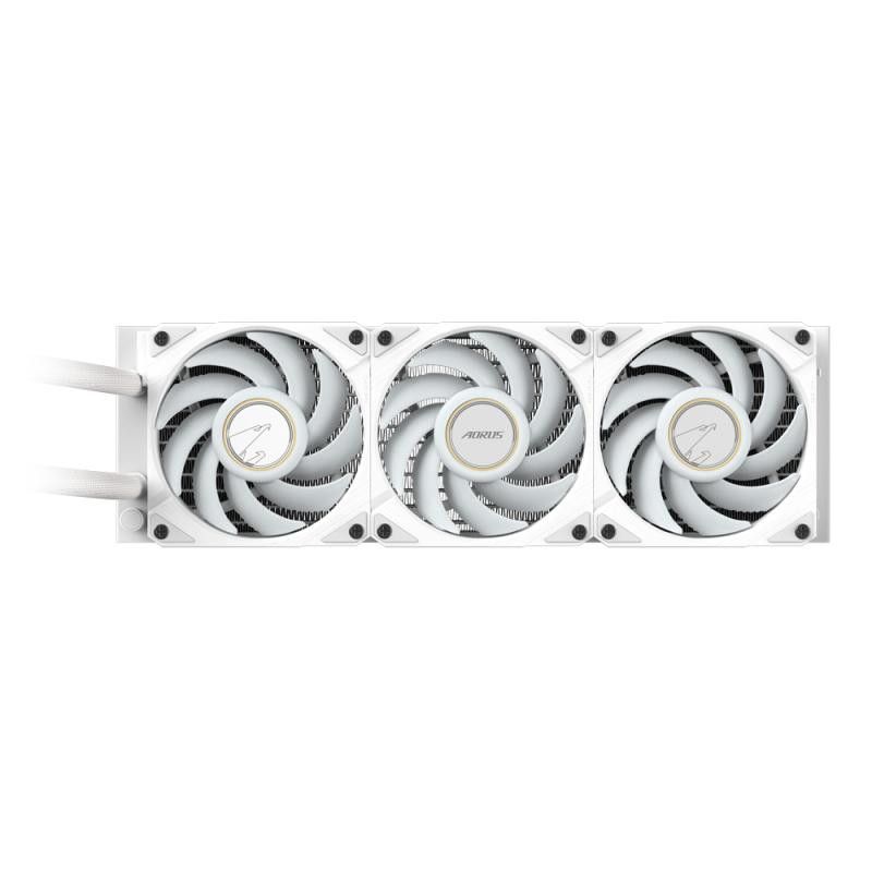 GIGABYTE AORUS WATERFORCE X II 360 ICE Refroidisseur liquide pour processeur AIO - 3x ventilateurs ARGB de 120 mm, écran L... (image 5)