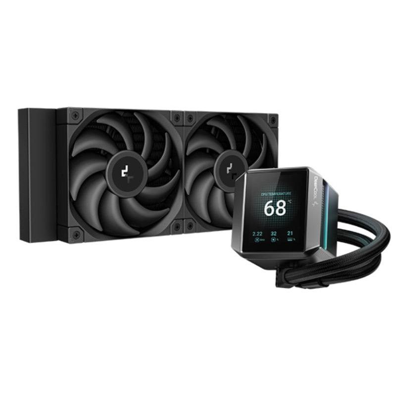 DeepCool MYSTIQUE 240 Processeur Refroidisseur de liquide tout-en-un 12 cm Noir 1 pièce(s) · Watercooling · Informat Syste...