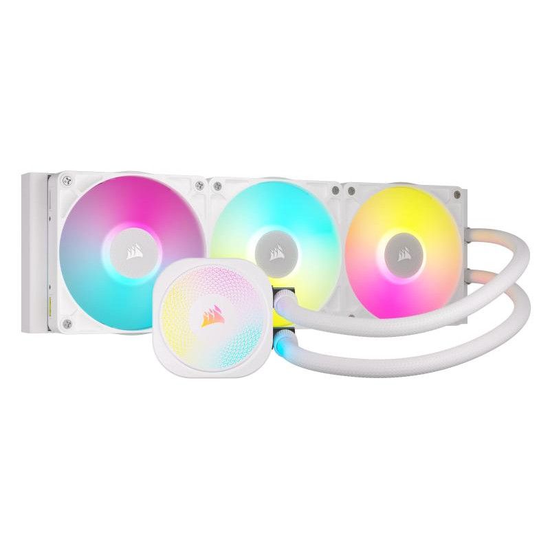 Corsair iCUE LINK TITAN RX RGB Processeur Refroidisseur de liquide tout-en-un 12 cm Blanc 1 pièce(s) · Watercooling · Info...