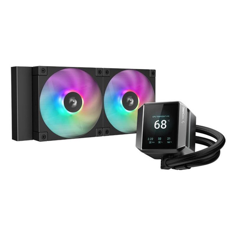 DeepCool MYSTIQUE 240 ARGB Processeur Refroidisseur de liquide tout-en-un 12 cm Noir 1 pièce(s) · Watercooling · Informat ...