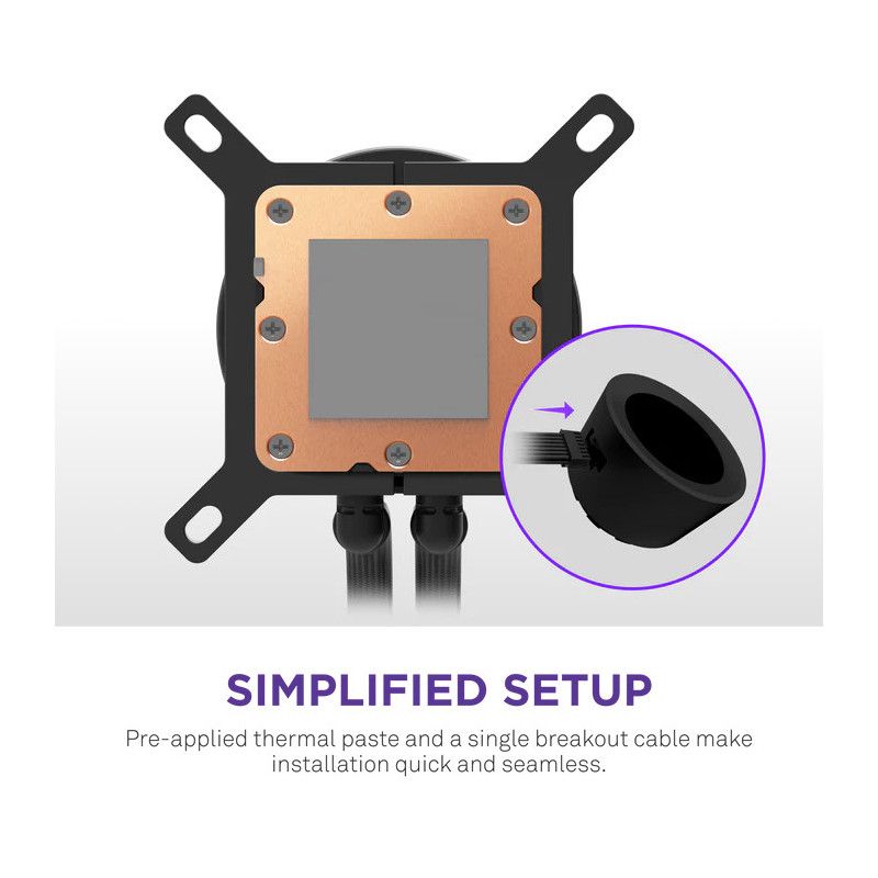 NZXT Kraken Plus 240 Processeur Refroidisseur de liquide tout-en-un 12 cm Noir · Watercooling · Informat Systems Strasbourg (image 16)