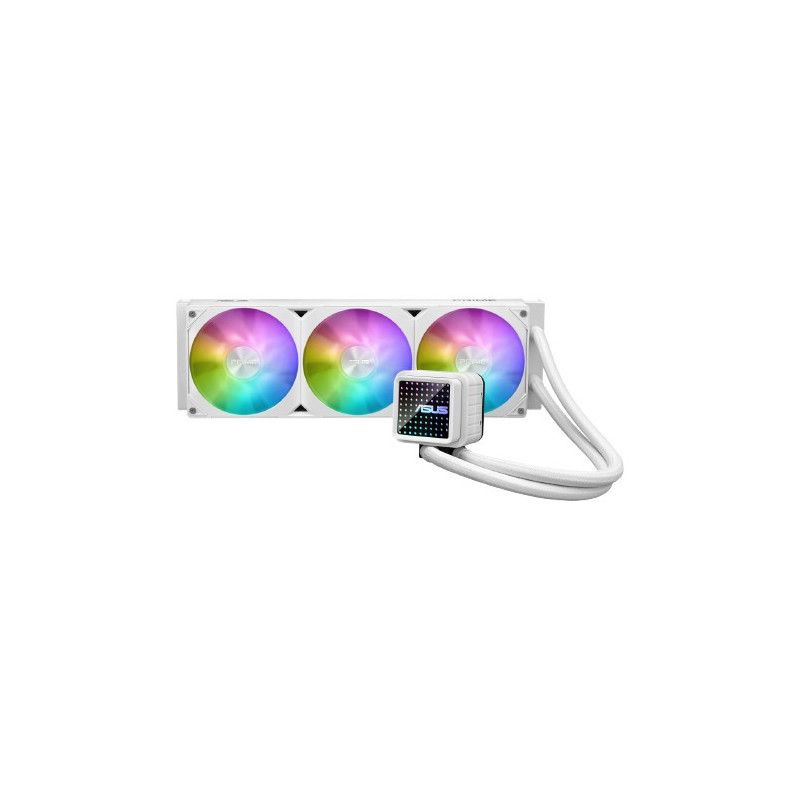 ASUS TUF Gaming LC III 360 ARGB LCD White Edition Processeur Refroidisseur de liquide tout-en-un 12 cm Blanc 1 pièce(s) · ...