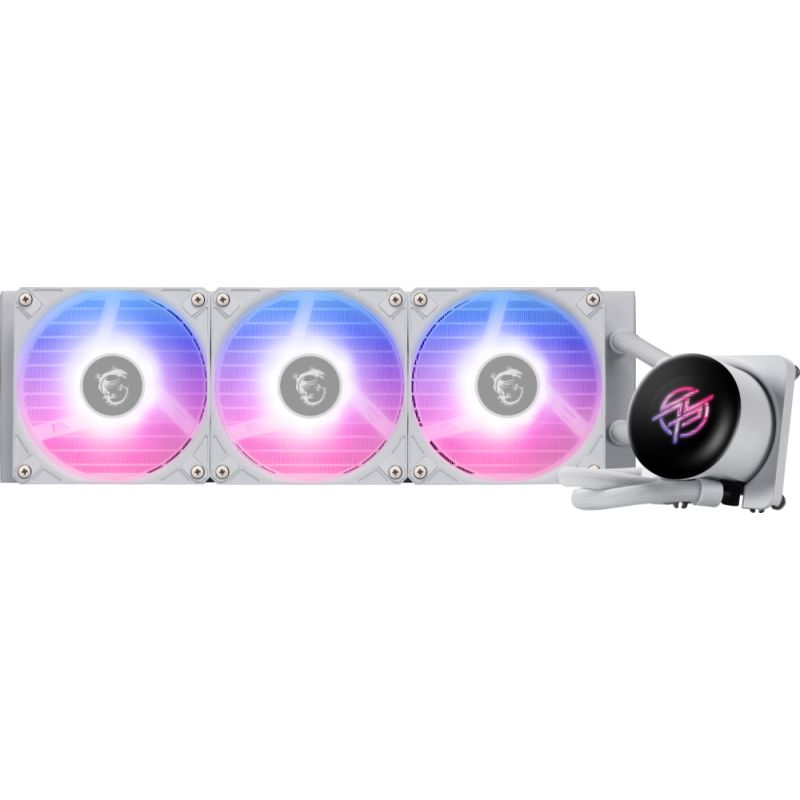 MSI MPG CORELIQUID P13 WHITE système de refroidissement d?ordinateur Processeur Refroidisseur de liquide tout-en-un 12 cm ... (image 2)