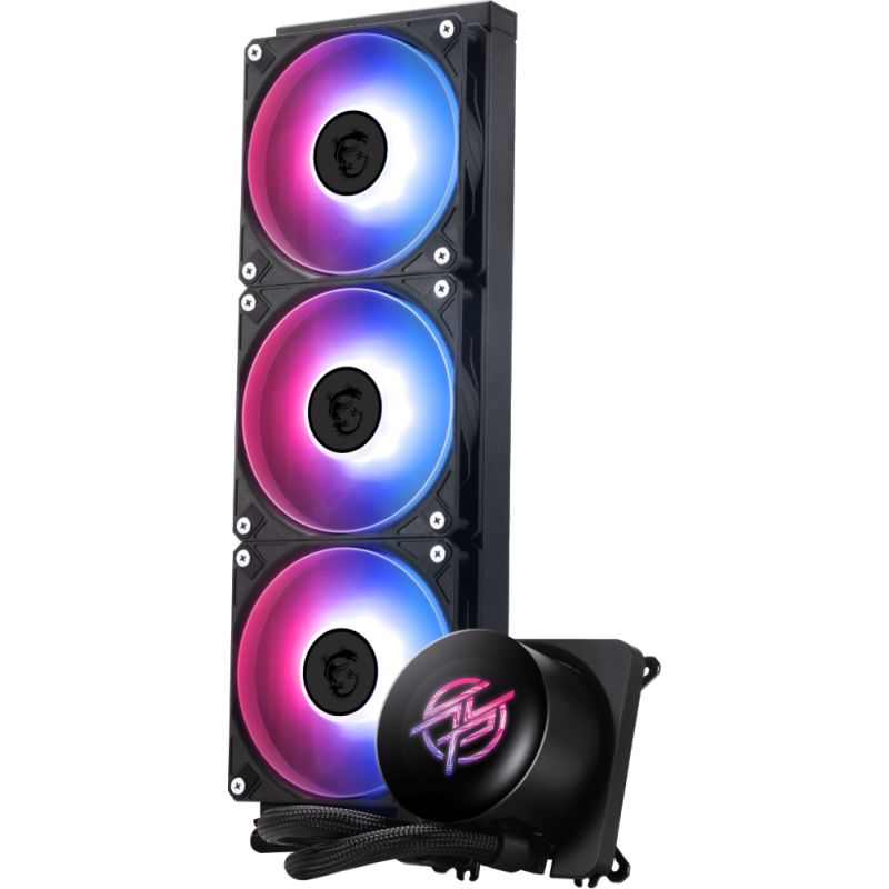MSI MPG CORELIQUID P13 système de refroidissement d?ordinateur Processeur Refroidisseur de liquide tout-en-un 12 cm Noir 1... (image 2)