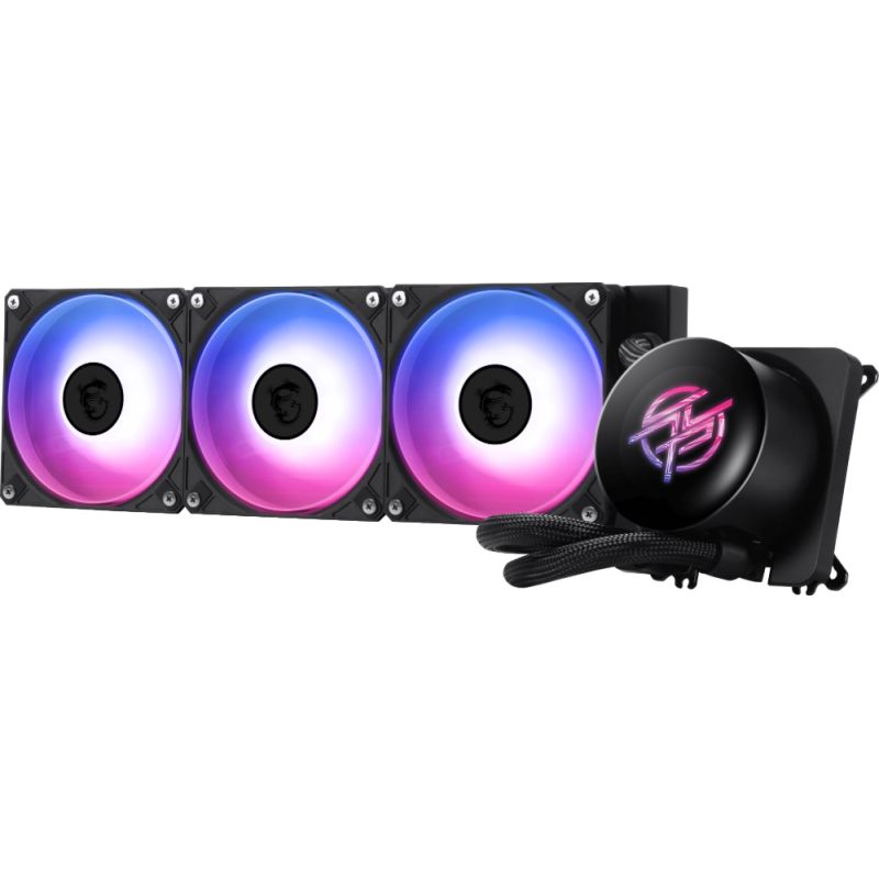 MSI MPG CORELIQUID P13 système de refroidissement d?ordinateur Processeur Refroidisseur de liquide tout-en-un 12 cm Noir 1... (image 3)