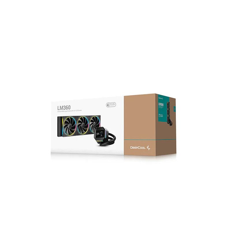 DeepCool LM360 Processeur Kit de refroidissement du liquide 12 cm Noir 1 pièce(s) · Watercooling · Informat Systems Strasb... (image 2)