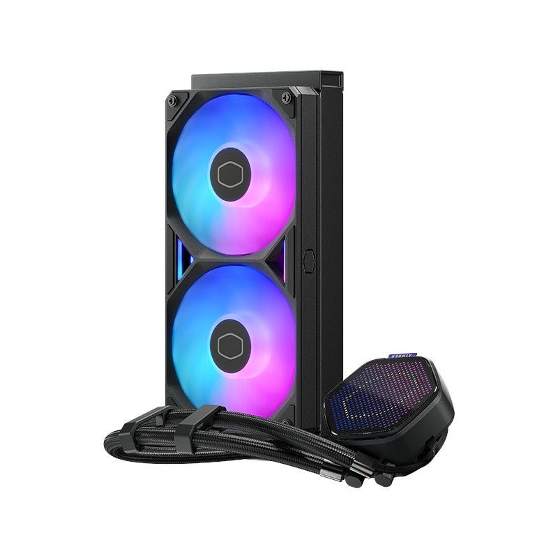 Cooler Master MasterLiquid Atmos II 240 Pixel LED Black Processeur Kit de refroidissement du liquide 12 cm Noir 1 pièce(s)... (image 2)