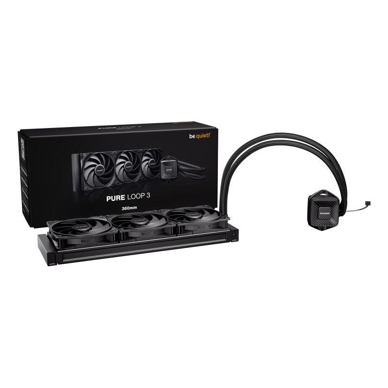 be quiet! PURE LOOP 3 Processeur Refroidisseur de liquide tout-en-un 12 cm Noir 1 pièce(s) · Watercooling · Informat Syste... (image 2)