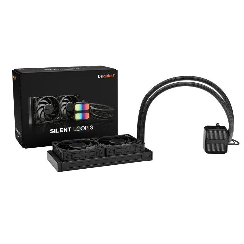 be quiet! Silent Loop 3 240 mm | Système de refroidissement liquide tout-en-un, 240 mm, noir, socket Intel et AMD · Waterc... (image 6)