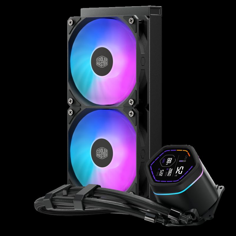 Cooler Master MasterLiquid Core Nex Digital Processeur Kit de refroidissement du liquide 12 cm Noir 1 pièce(s) · Watercool...