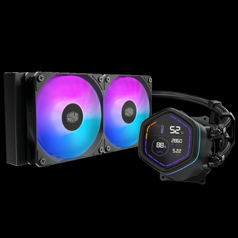 Cooler Master MasterLiquid Core Nex Digital Processeur Kit de refroidissement du liquide 12 cm Noir 1 pièce(s) · Watercool... (image 2)
