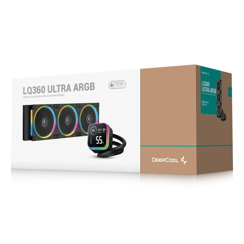 DeepCool LQ360 ULTRA ARGB Processeur Kit de refroidissement du liquide 12 cm Noir · Watercooling · Informat Systems Strasb... (image 6)