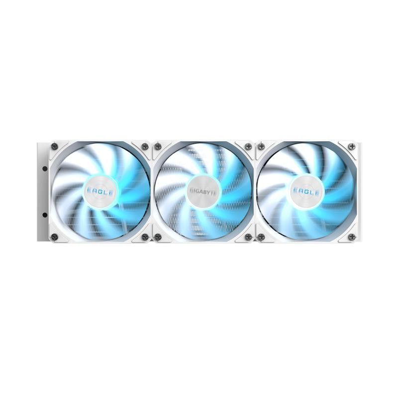 GIGABYTE EAGLE 360 ICE Système de Refroidissement Liquide pour CPU - 3x120mm Ventilateurs ARGB, écran LCD couleur, DAISY-C... (image 3)