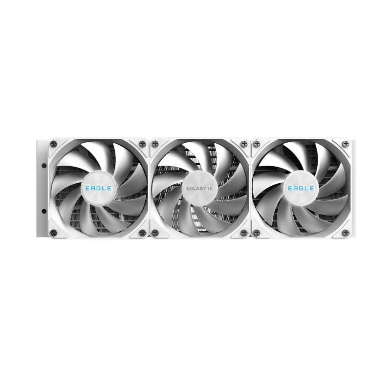 GIGABYTE EAGLE 360 ICE Système de Refroidissement Liquide pour CPU - 3x120mm Ventilateurs ARGB, écran LCD couleur, DAISY-C... (image 4)