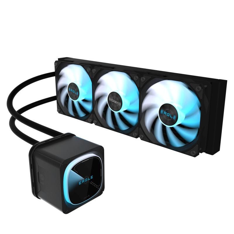 GIGABYTE EAGLE 360 Système de Refroidissement Liquide pour CPU - 3x120mm Ventilateurs ARGB, écran LCD couleur, DAISY-CHAIN... (image 2)