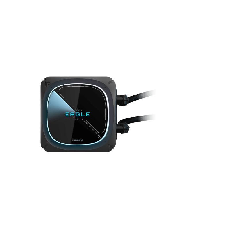 GIGABYTE EAGLE 360 Système de Refroidissement Liquide pour CPU - 3x120mm Ventilateurs ARGB, écran LCD couleur, DAISY-CHAIN... (image 3)