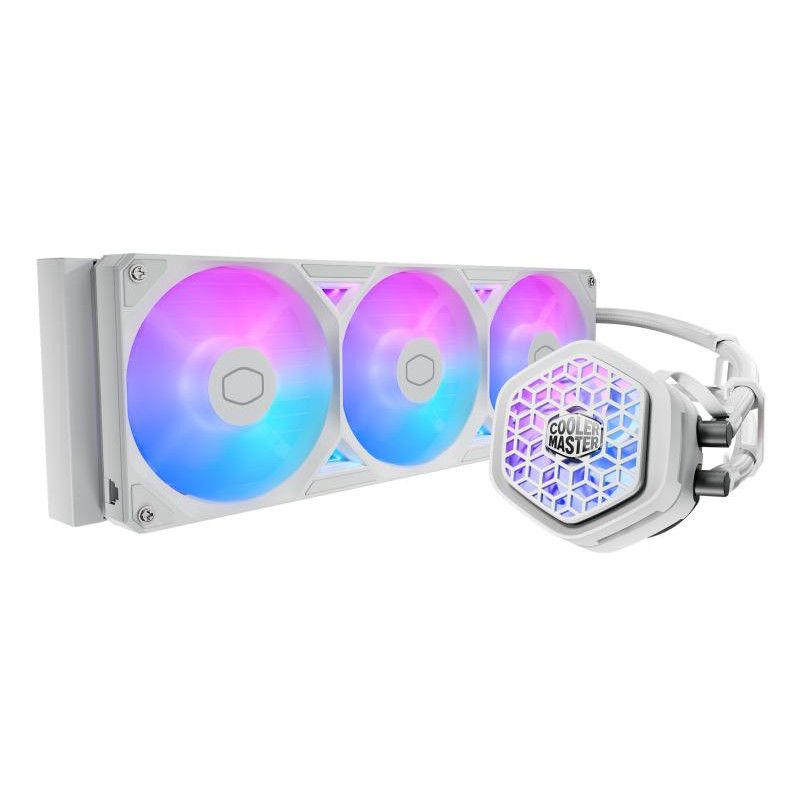 Cooler Master MasterLiquid Atmos II 360 VRM Fan White Processeur Kit de refroidissement du liquide 12 cm Blanc 1 pièce(s) ...
