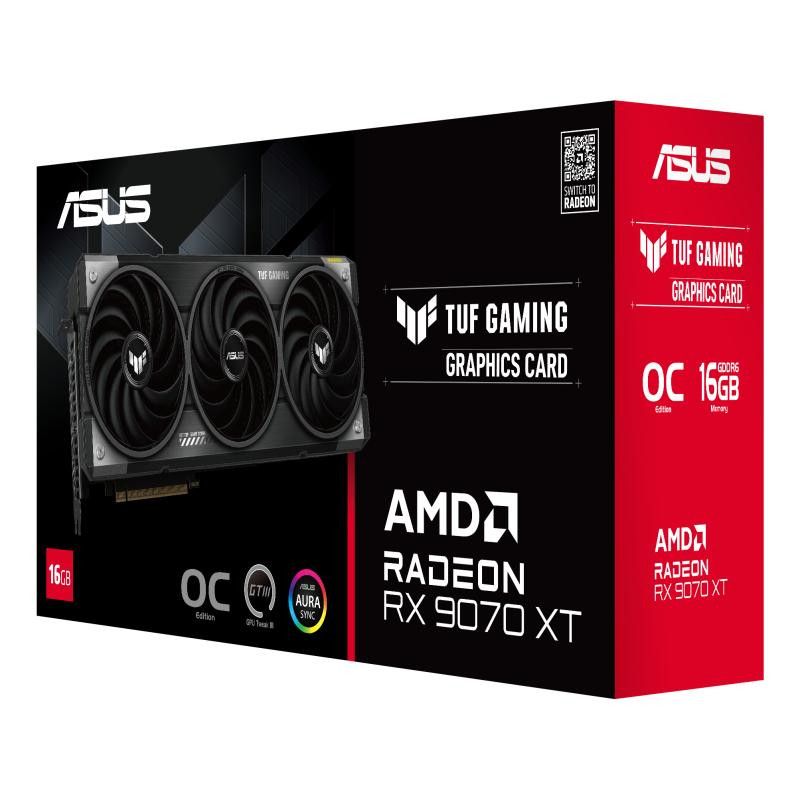ASUS TUF Gaming TUF-RX9070XT-O16G-GAMING AMD Radeon RX 9070 XT 16 Go GDDR6 · Cartes graphiques · Informat Systems Strasbourg (image 11)