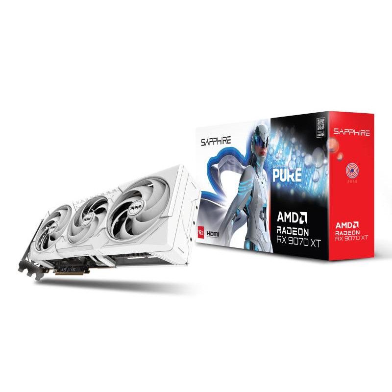 Sapphire PURE Radeon RX 9070 XT AMD 16 Go GDDR6 · Cartes graphiques · Informat Systems Strasbourg (image 8)