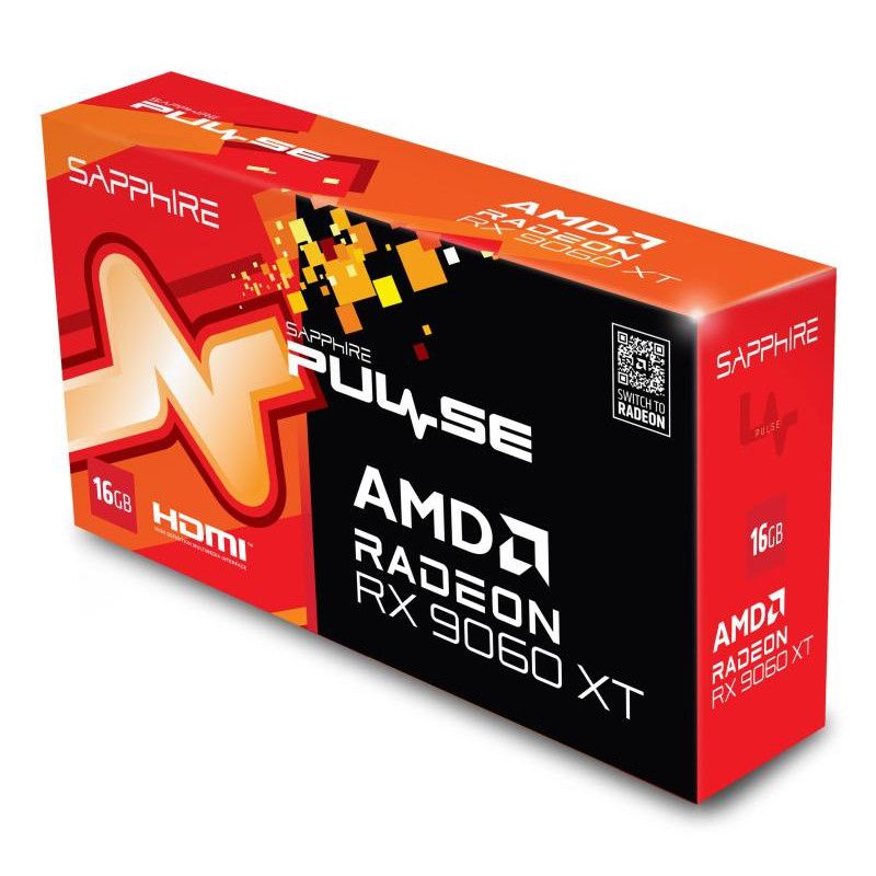 Sapphire PULSE AMD Radeon RX 9060 XT 16GB GPU 16 Go GDDR6 · Cartes graphiques · Informat Systems Strasbourg (image 6)