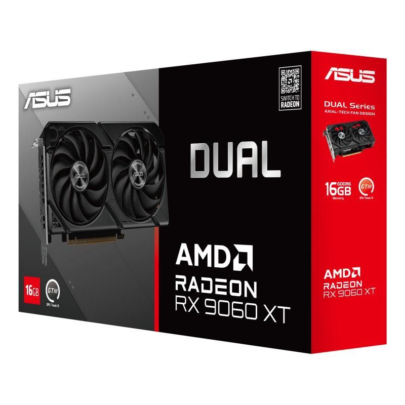 ASUS Dual -RX9060XT-16G AMD Radeon RX 9060 XT 16 Go GDDR6 · Cartes graphiques · Informat Systems Strasbourg (image 12)