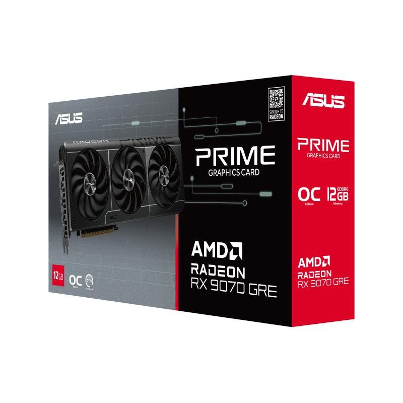 ASUS Prime -RX9070GRE-O12G AMD Radeon RX 9070 GRE 12 Go GDDR6 · Cartes graphiques · Informat Systems Strasbourg (image 12)