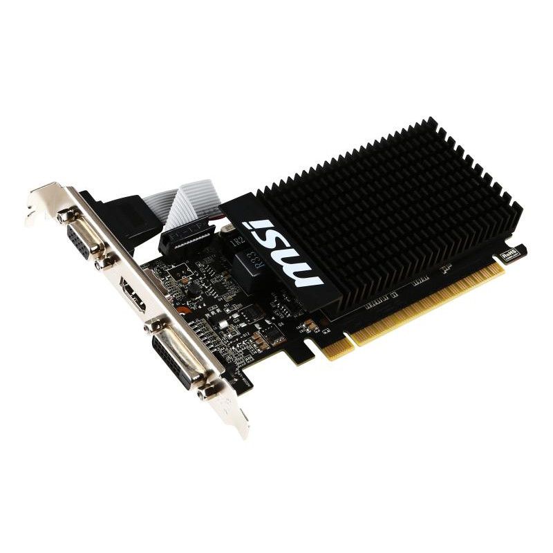 MSI GT 710 2GD3H LP carte graphique NVIDIA GeForce GT 710 2 Go GDDR3 · Cartes graphiques · Informat Systems Strasbourg (image 3)