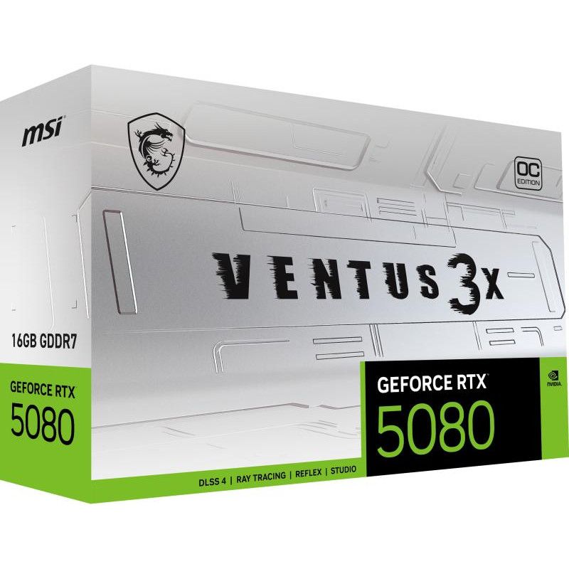 MSI VENTUS GEFORCE RTX 5080 16G 3X OC WHITE carte graphique NVIDIA 16 Go GDDR7 · Cartes graphiques · Informat Systems Stra... (image 2)