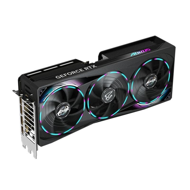 GIGABYTE AORUS GeForce RTX 5070 MASTER 12G Carte Graphique - 12 Go GDDR7, 192 bits, PCI-E 5.0, 2715 MHz Core Clock, 3 x DP... (image 2)