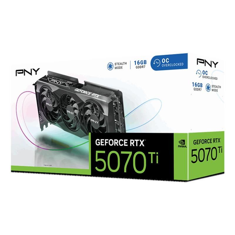 PNY GeForce RTX 5070Ti 16GB Overclocked Triple Fan · Cartes graphiques · Informat Systems Strasbourg (image 9)