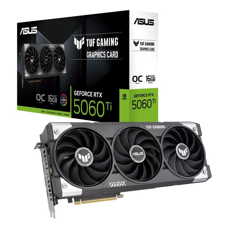 ASUS TUF Gaming TUF-RTX5060TI-O16G-GAMING NVIDIA GeForce RTX 5060 Ti 16 Go GDDR7 · Cartes graphiques · Informat Systems St... (image 4)