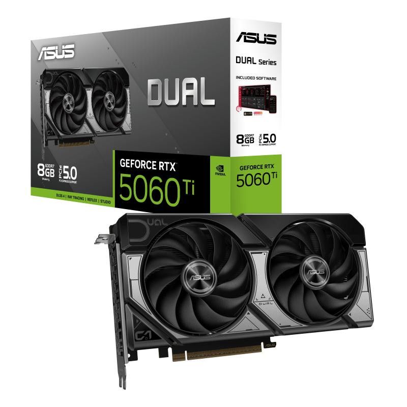 ASUS Dual -RTX5060TI-8G NVIDIA GeForce RTX 5060 Ti 8 Go GDDR7 · Cartes graphiques · Informat Systems Strasbourg (image 8)