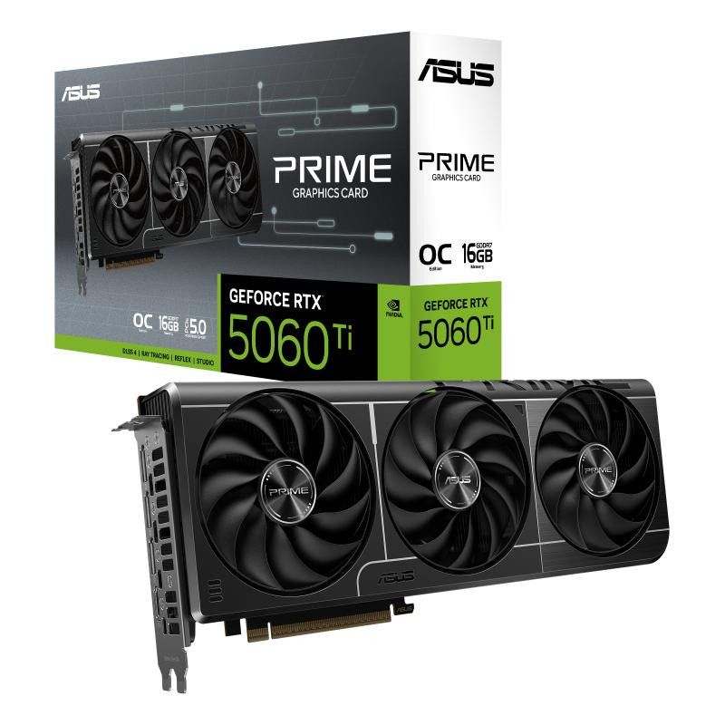 ASUS Prime -RTX5060TI-O16G NVIDIA GeForce RTX 5060 Ti 16 Go GDDR7 · Cartes graphiques · Informat Systems Strasbourg (image 10)