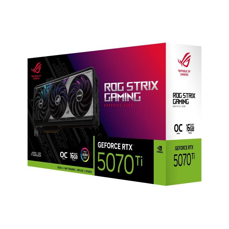 ASUS ROG -STRIX-RTX5070TI-O16G-GAMING NVIDIA GeForce RTX 5070 Ti 16 Go GDDR7 · Cartes graphiques · Informat Systems Strasb... (image 10)