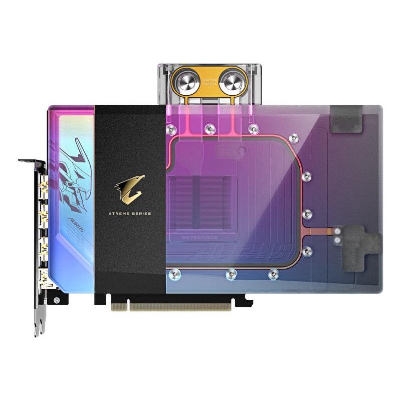 GIGABYTE AORUS GeForce RTX 5090 XTREME WATERFORCE WB 32G Carte Graphique - 32 Go GDDR7, 512 bits, PCI-E 5.0, 2655 MHz Fréq... (image 2)