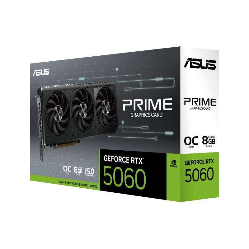 ASUS Prime -RTX5060-O8G NVIDIA GeForce RTX 5060 8 Go GDDR7 · Cartes graphiques · Informat Systems Strasbourg (image 9)