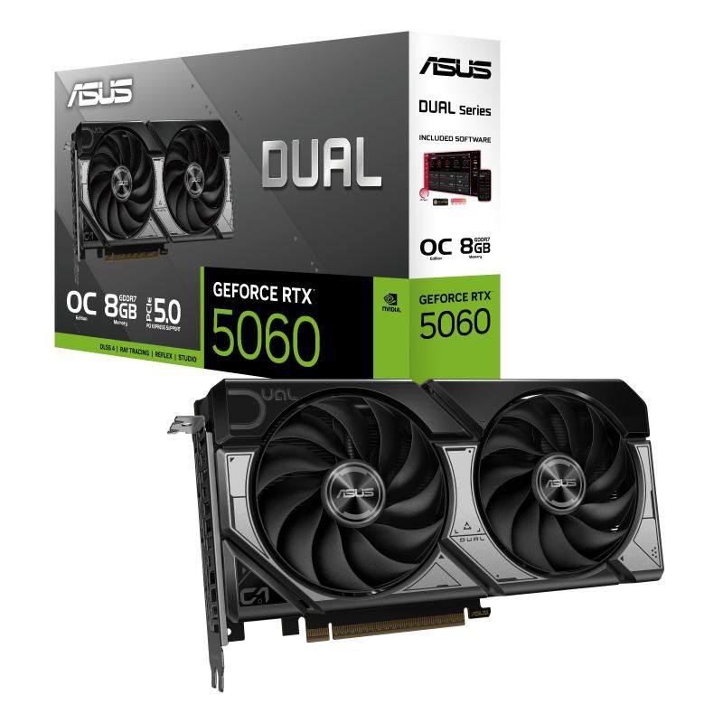 ASUS Dual -RTX5060-O8G NVIDIA GeForce RTX 5060 8 Go GDDR7 · Cartes graphiques · Informat Systems Strasbourg (image 16)