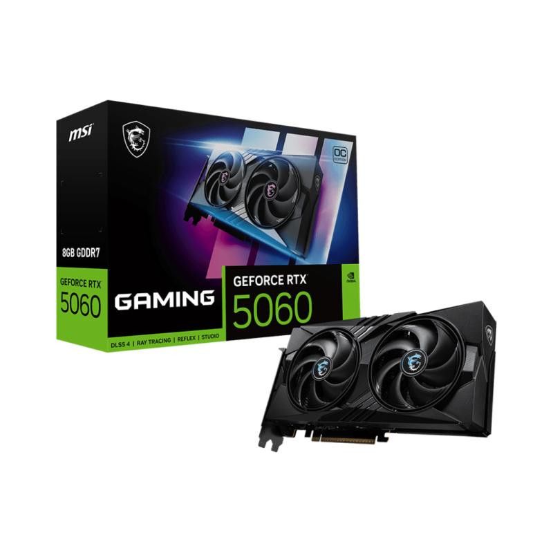 MSI GeForce RTX 5060 8G GAMING OC NVIDIA 8 Go GDDR7 · Cartes graphiques · Informat Systems Strasbourg