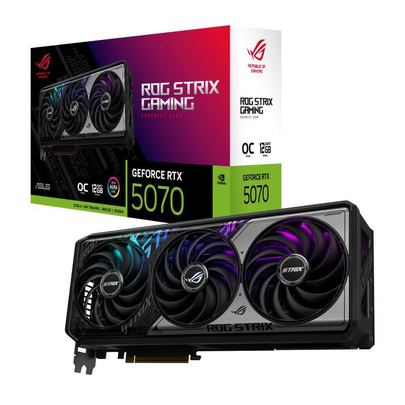 ASUS ROG -STRIX-RTX5070-O12G-GAMING NVIDIA GeForce RTX 5070 12 Go GDDR7 · Cartes graphiques · Informat Systems Strasbourg (image 11)