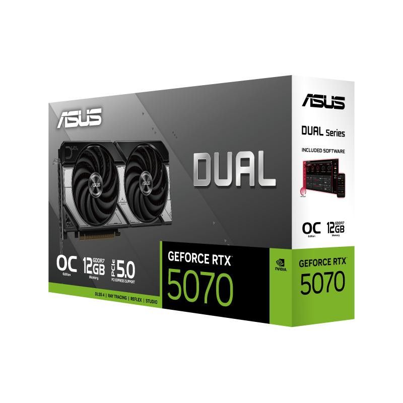 ASUS Dual -RTX5070-O12G NVIDIA GeForce RTX 5070 12 Go GDDR7 · Cartes graphiques · Informat Systems Strasbourg (image 7)