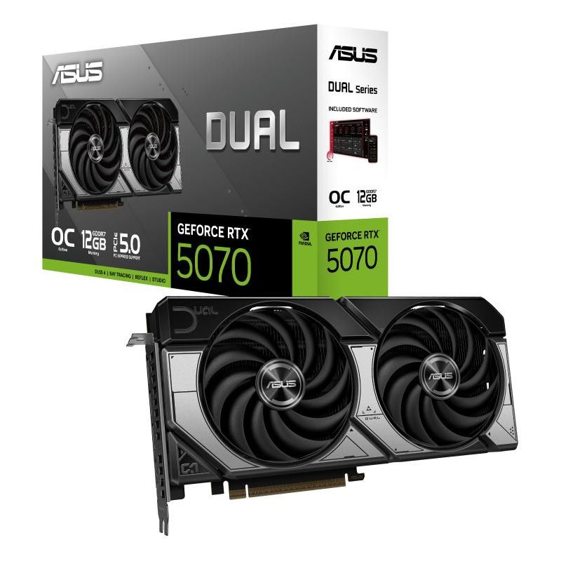 ASUS Dual -RTX5070-O12G NVIDIA GeForce RTX 5070 12 Go GDDR7 · Cartes graphiques · Informat Systems Strasbourg (image 8)