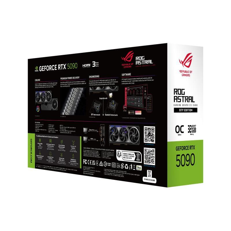 ASUS ROG Astral - -RTX5090-O32G-BTF-GAMING NVIDIA GeForce RTX 5090 32 Go GDDR7 · Cartes graphiques · Informat Systems Stra... (image 7)