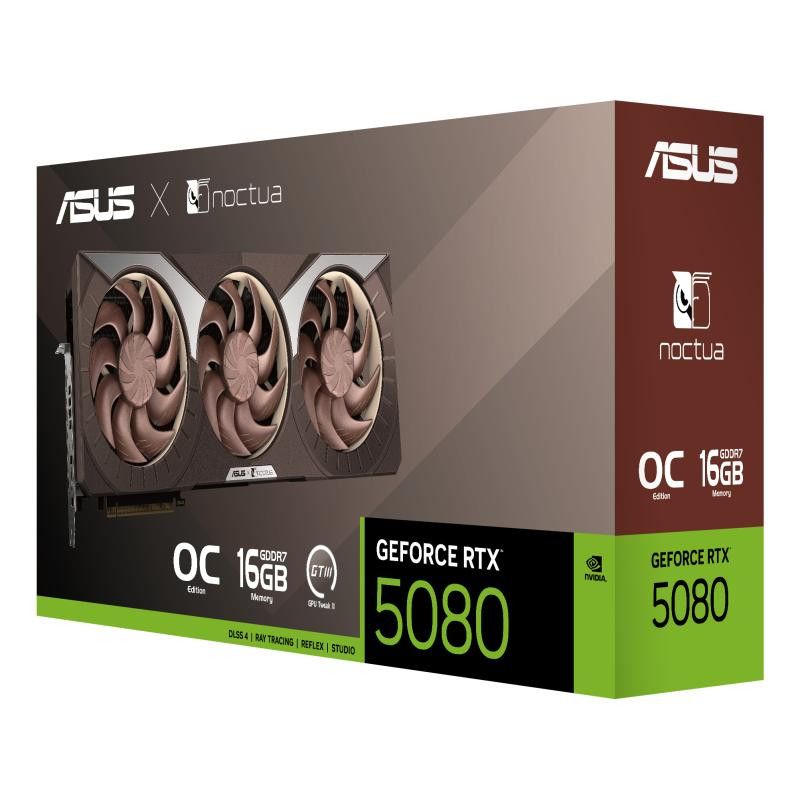 ASUS RTX5080-O16G-NOCTUA NVIDIA GeForce RTX 5080 16 Go GDDR7 · Cartes graphiques · Informat Systems Strasbourg (image 23)