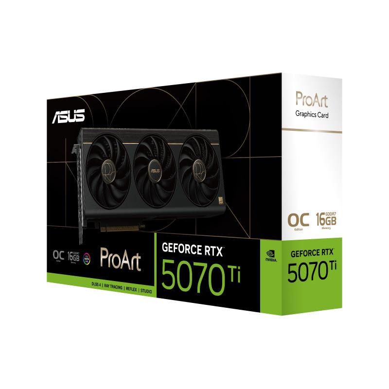 ASUS ProArt -RTX5070TI-O16G NVIDIA GeForce RTX 5070 Ti 16 Go GDDR7 · Cartes graphiques · Informat Systems Strasbourg (image 15)