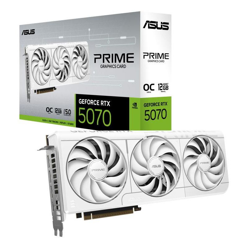 ASUS Prime -RTX5070-O12G-WHITE NVIDIA GeForce RTX 5070 12 Go GDDR7 · Cartes graphiques · Informat Systems Strasbourg (image 10)